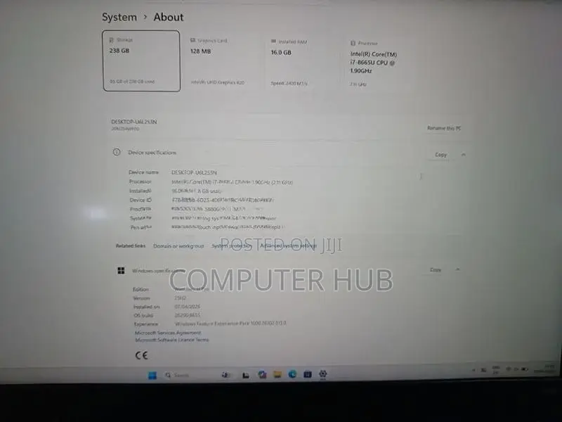 i7 8th GEN Lenovo ThinkPad T490 256GB NVMe 16GB RAM Laptop