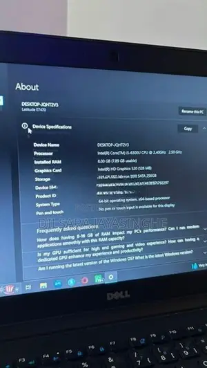 Dell Laptop JQHT2v3
