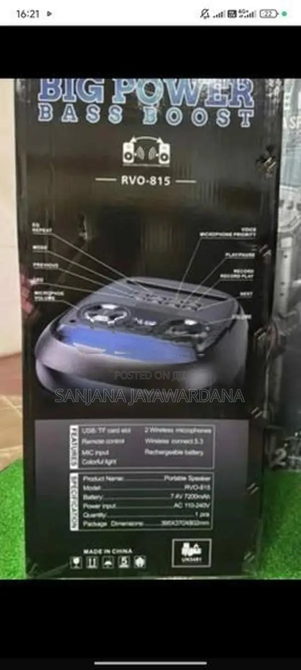 RAVO 815 Bluetooth Speaker