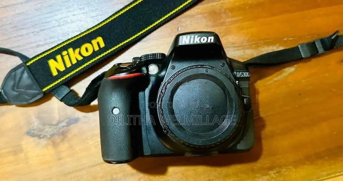 Nikon D5300 DSLR Camera with AF-P NIKKOR 18-55mm VR Lens