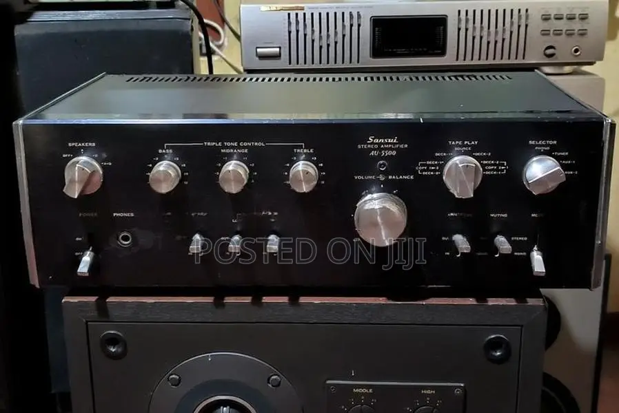 Sansui AU-5500 Stereo Amplifier Cassette Deck
