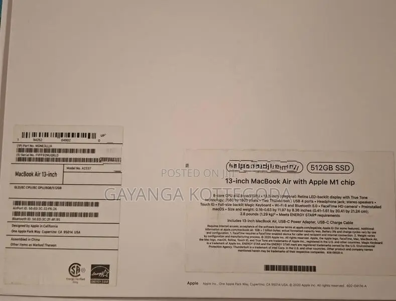 Used Apple Macbook Air M1