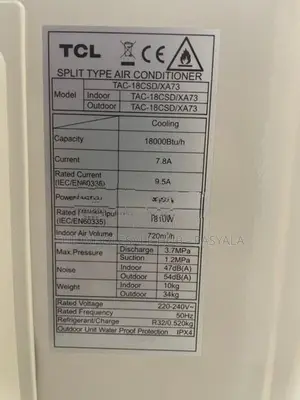 TCL 18000btu Non inverter