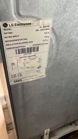 LG Single Door Refrigerator (Model: GL-2250ML)