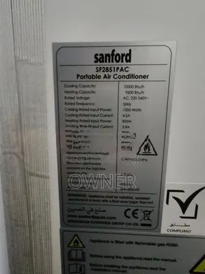 Sanford 12000 BTU Portable Air Conditioner