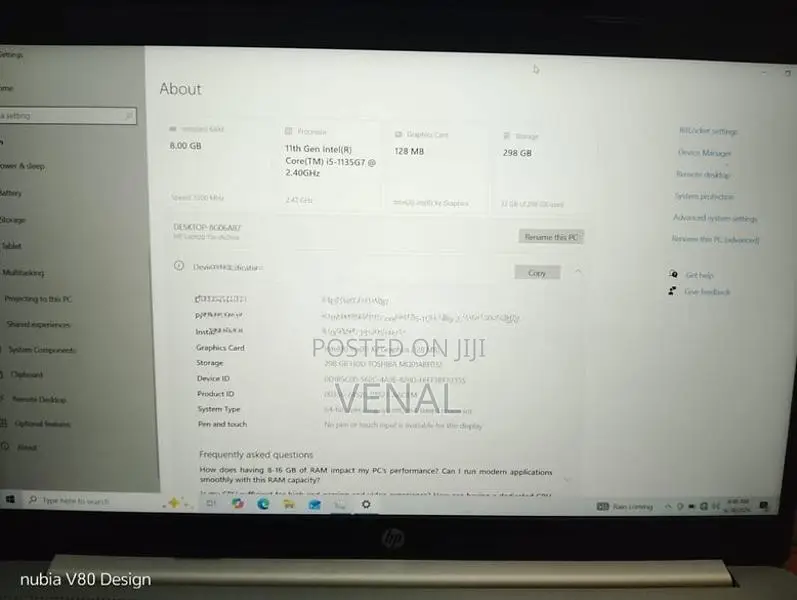 HP i5 11th Gen Laptop