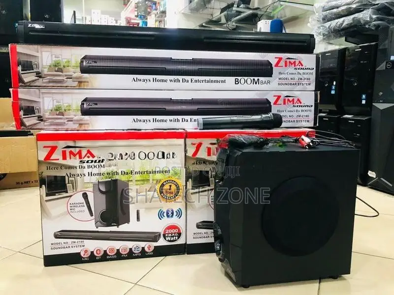 Speaker Soundbar + Subwoofer - Zima Zm 2180 Bluetooth|usb|fm