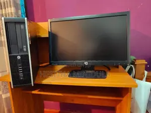 Hp Intel I5 Windows 10 Cpu with 20" Led Monitor Full Cable Set