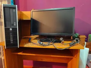 Hp Intel I5 Windows 10 Cpu with 20" Led Monitor Full Cable Set
