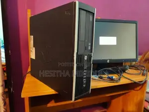 Hp Intel I5 Windows 10 Cpu with 20" Led Monitor Full Cable Set