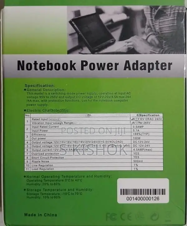 Laptop Adapter Charger 96W