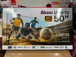Abans 50” Frameless 4K Smart LED TV (Android)