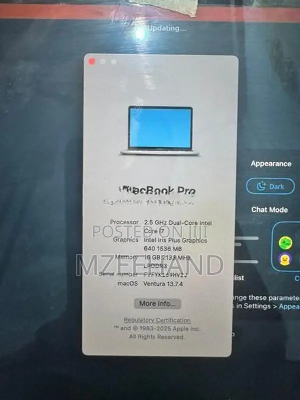 Apple MacBook Pro i7 2017