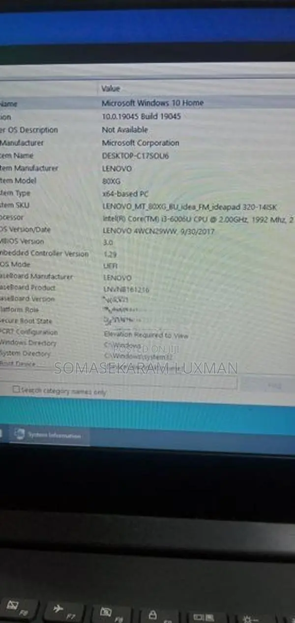Lenovo i3 6th Gen Used Laptop