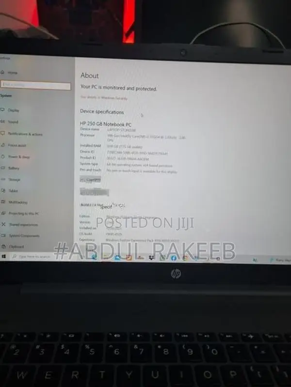 HP 250 G8 Notebook i3 11th Gen