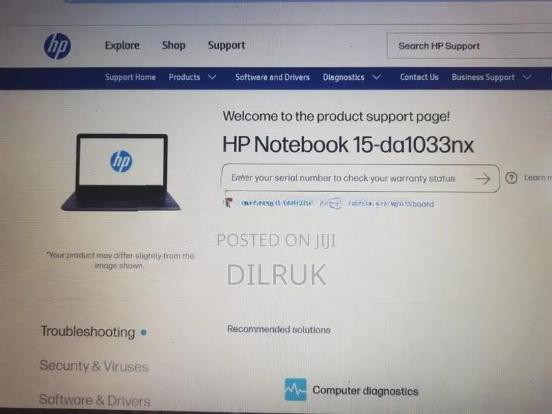 HP Notebook Core i5 7th Gen Laptop
