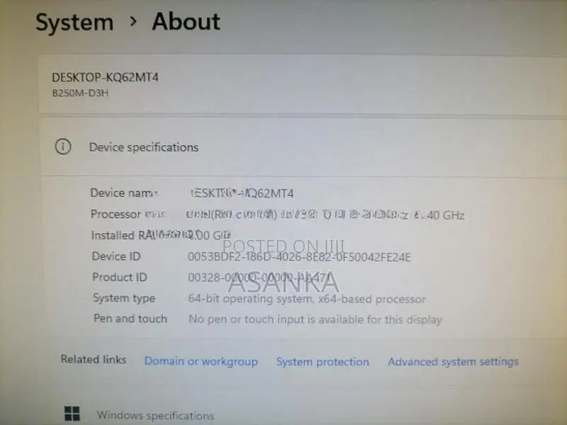 i5 7th Gaming full set with 2GB VGA Card