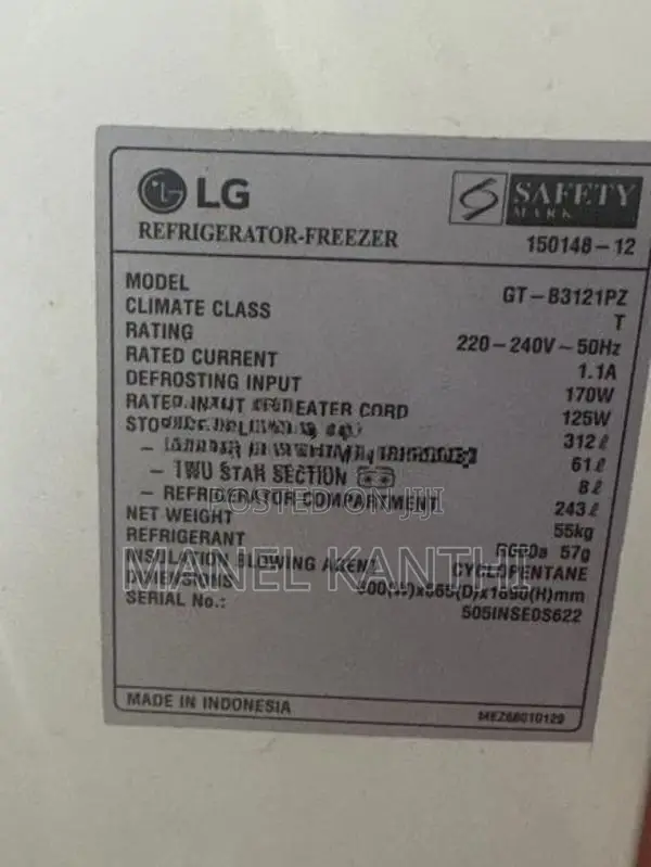 LG Smart Inverter Refrigerator