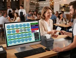 Smart POS for Hotels Restaurants with KOT Room Management