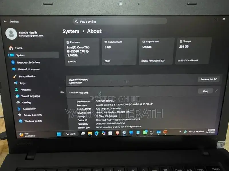 Lenovo ThinkPad T460 14" Touch Screen