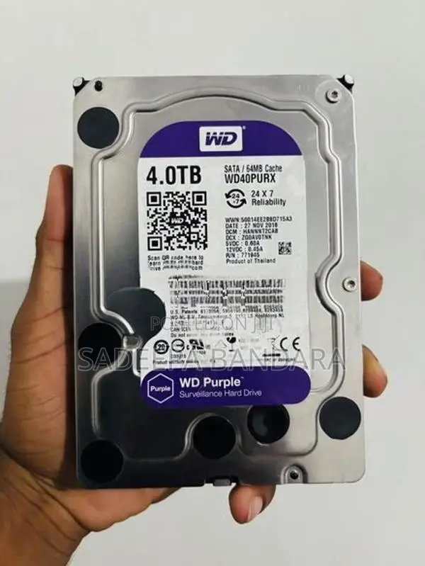 WD 4TB PURPLE HDD