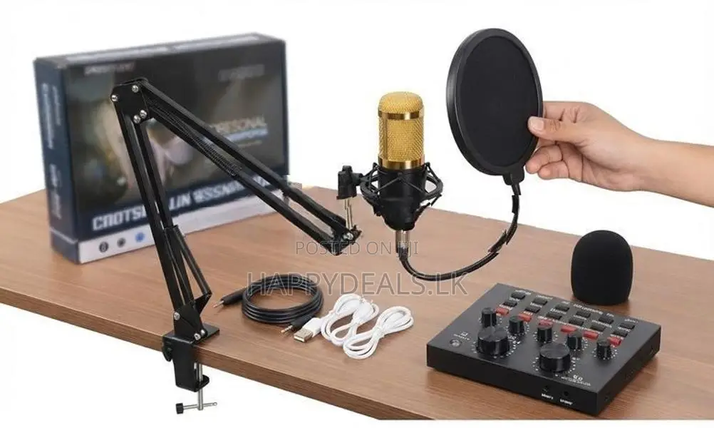 V8 Sound Card With Bm800 Mic