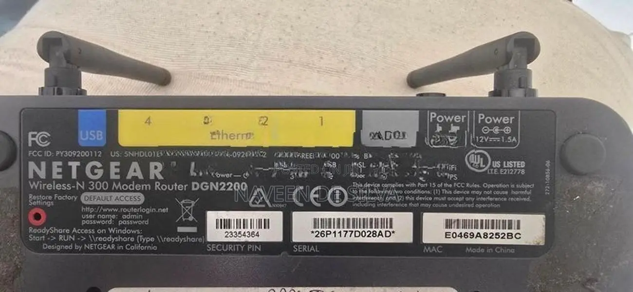 Netgear Wireless-N 300 DGN2200