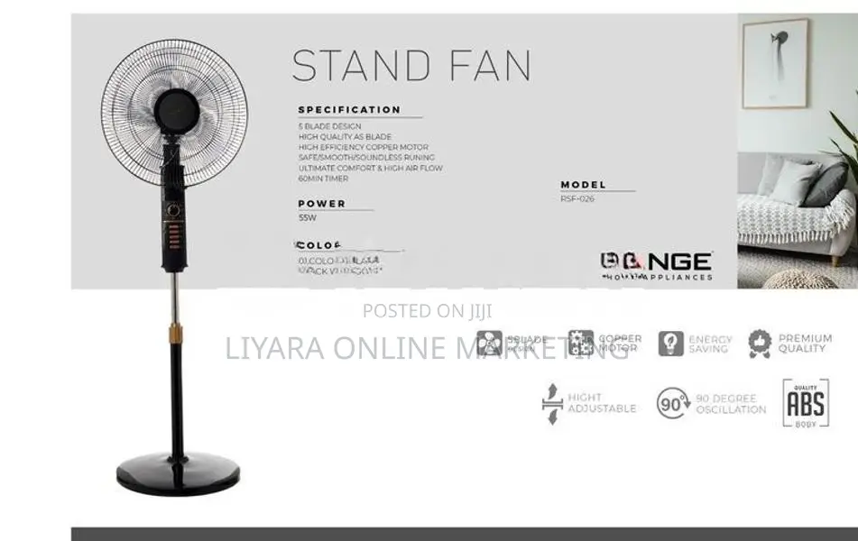 Range Stand Fan
