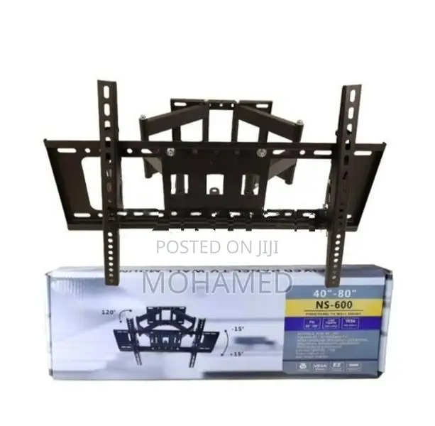 Dual Arm Full Motion TV Wall Mount Bracket for 40-80 inch LED LCD
