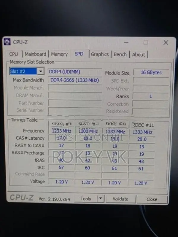 DDR 4. 16GB 2666MHZ Gaming RAM