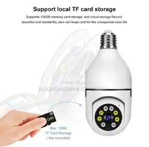 V380 Pro 3MP HD Camera Video Surveillance WiFi 360 Bulb