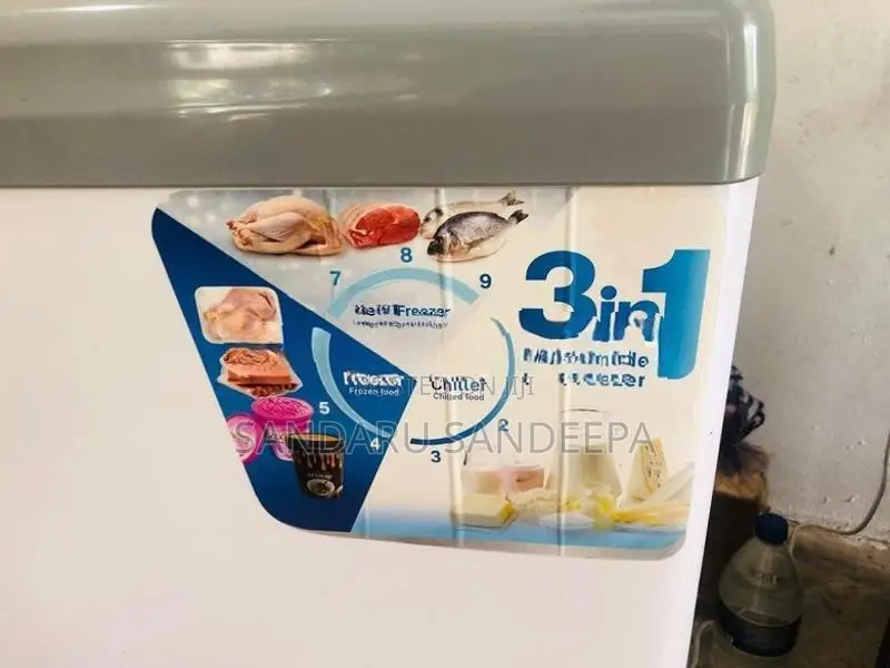 Singer 3 in 1 Multi Model Curved Glass Top Freezer