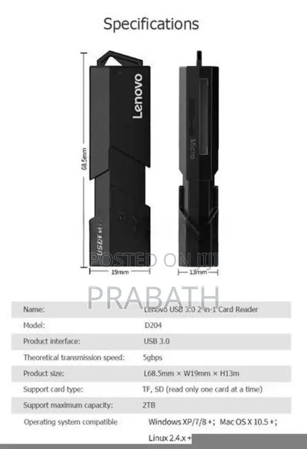 USB Memory Card Reader