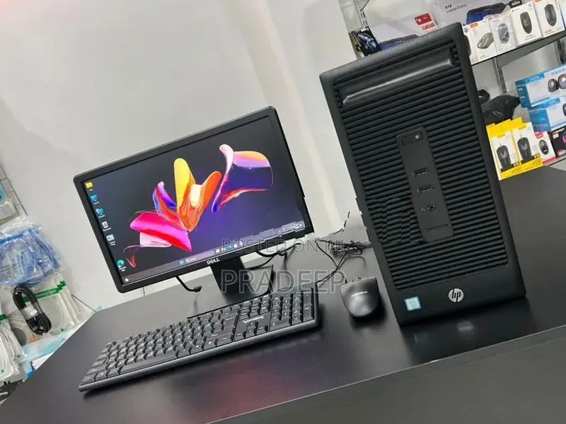 HP i3 6th GEN 8GB 500GB 19” WIDE LED MONITOR FULL SET COMPUTER