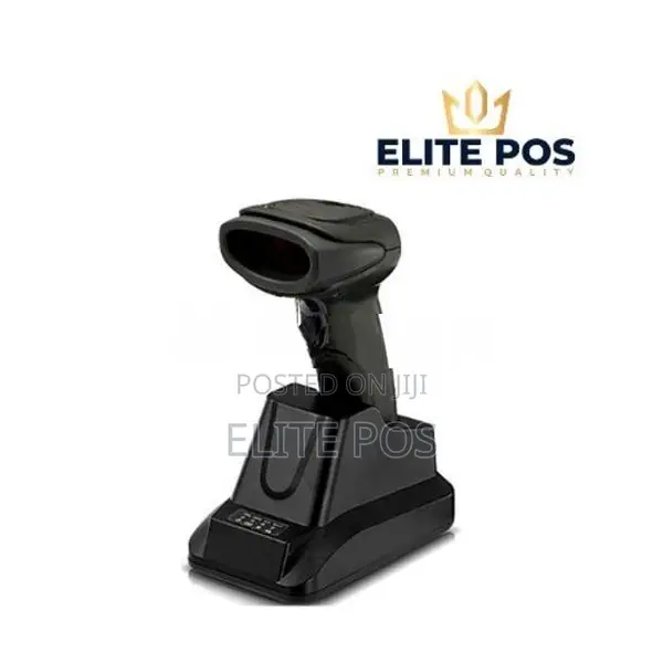 POS - 2D Handheld Wireless Barcode Scanner With Cradle Base
