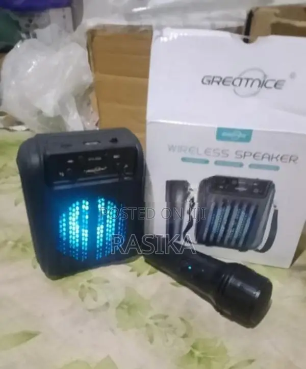 Bluetooth Karoake Speaker with Wireless Mic
