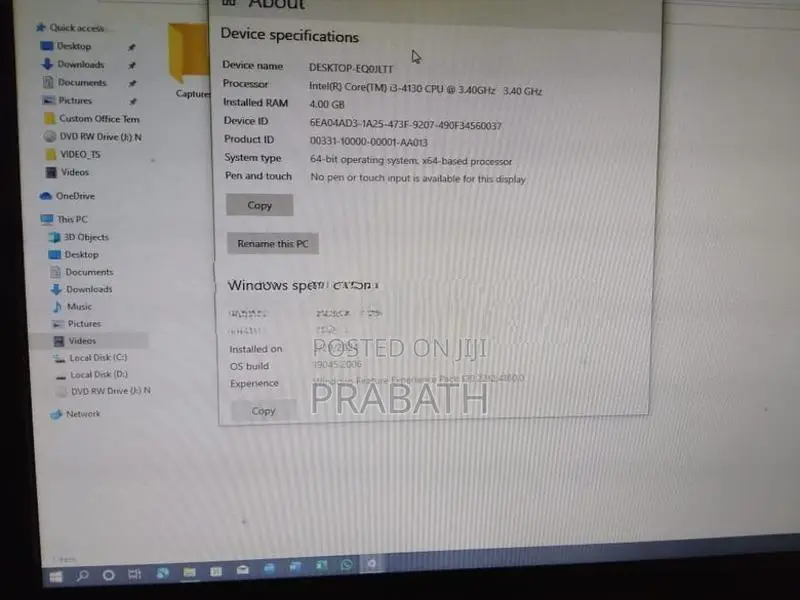 i3 4th Gen PC