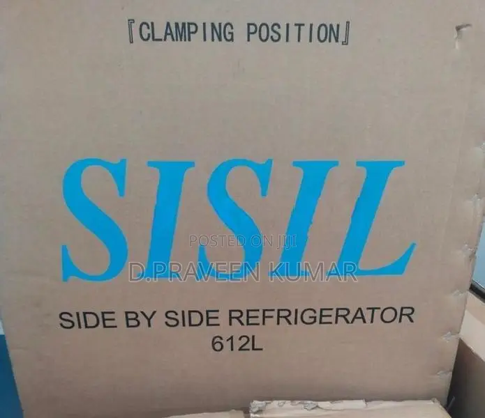 Brand New Sisil 612L Side-by-Side Inverter Refrigerator (SL-SBS-612L)