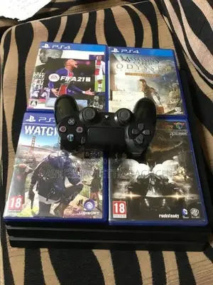 Sony PS4 1TB Pro/Set – Controller + Games