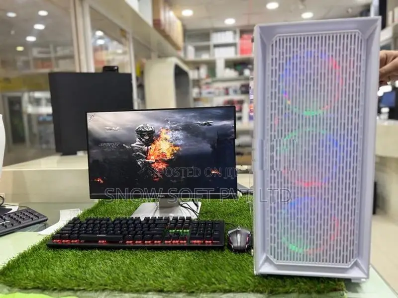 Golden Field ATX Snow White Gaming PC Case