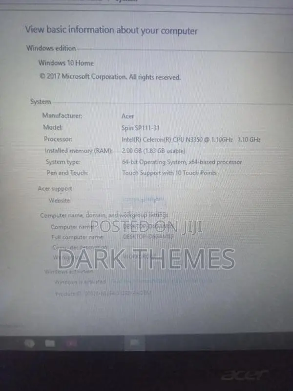 Acer Spin 1 SP111-31