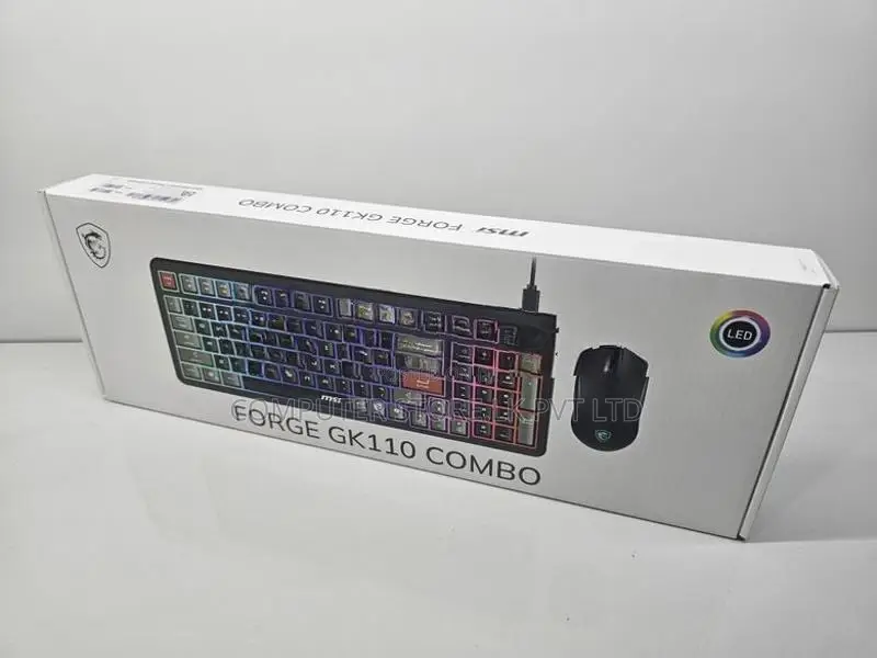 MSI FORGE GK110 Gaming Keyboard & Mouse Combo 🎮