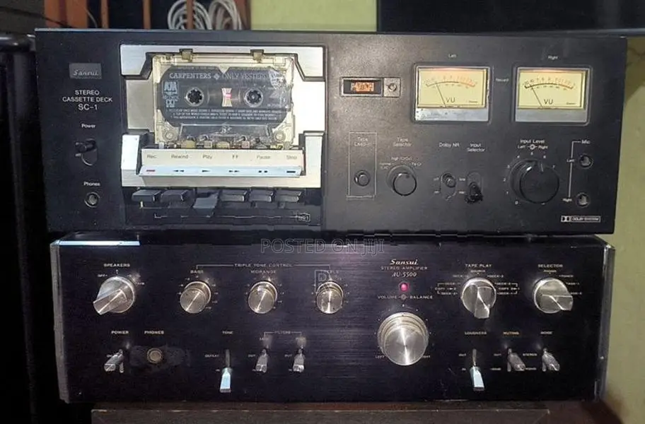 Sansui Au5500 Stereo Amplifier with Cassette Deck
