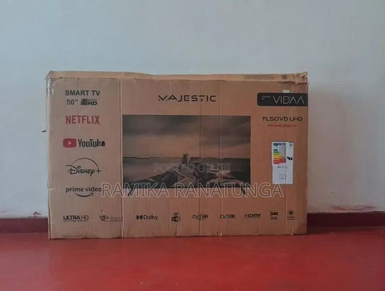 Majestic 50" 4K Uhd Frameless Smart Tv