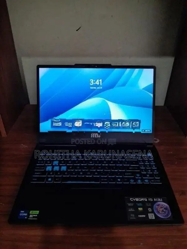 MSI Cyborg 15|Core i5 13th Gen|RTX 3050 6GB|16GB DDR5 RAM|512GB NVMe