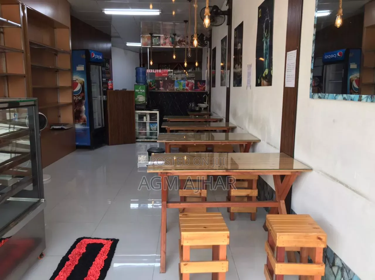 Showcase and Table for Sale
