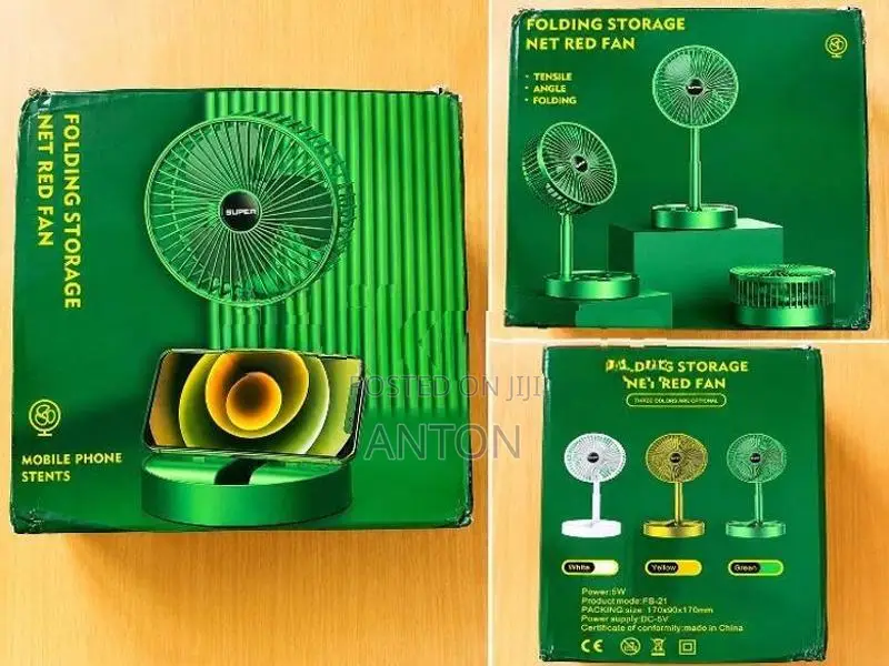 Foldable Portable USB Charging Fan