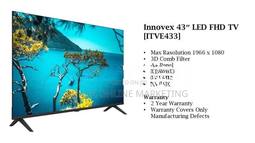 Innovex 43” FHD TV..