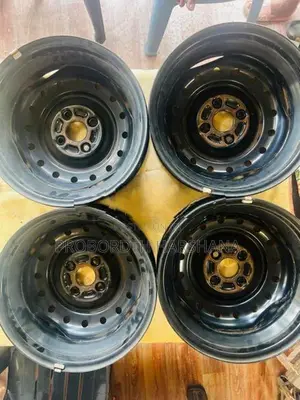 Mazda Flair / Wagon R Steel Rims with Wheel Caps Set (4 PCS)
