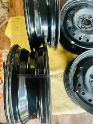 Mazda Flair / Wagon R Steel Rims with Wheel Caps Set (4 PCS)